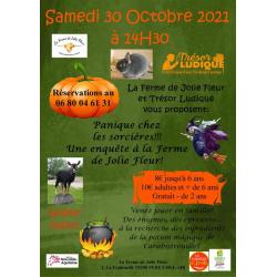 Samedi 30 octobre 14.30 Panique chez les Sorcières : une enquête à la Ferme