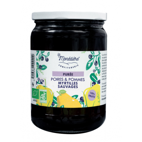 Promotion d'Autonme: Lot de 6 purée de fruits pot de  550g