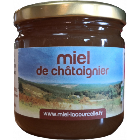 Miel de chataignier Bio - pot de 500 g