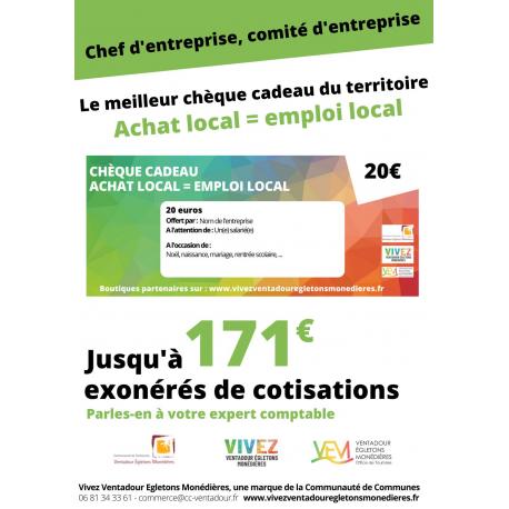 Chèque Cadeau entreprise