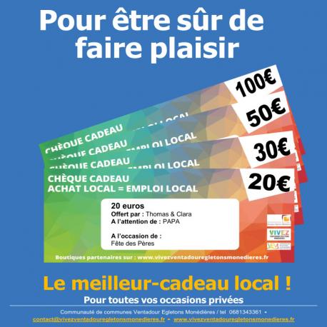Chèque Cadeau Particulier