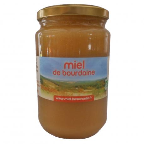 Miel de bourdaine Bio - pot de 1 kg