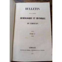 BULLETIN DE LA SOCIETE ARCHEOLOGIQUE ET HISTORIQUE DU LIMOUSIN