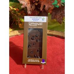 Tablette Chocolat Noir 63% Myrtille Limouzi 100 g