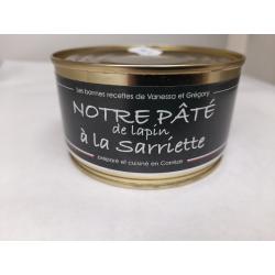 Notre Pâté de lapin à la Sariette