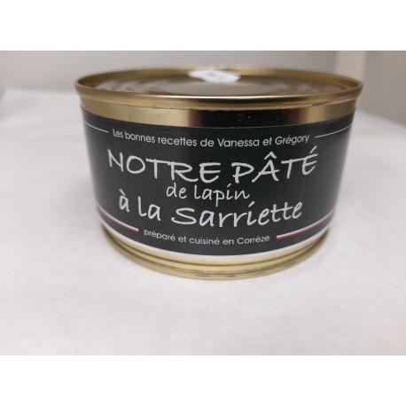 Notre Pâté de lapin à la sariette